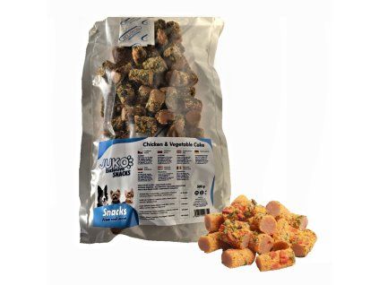 Chicken & vegetable Cake JUKO Snacks 500 g Expirace 7/2026