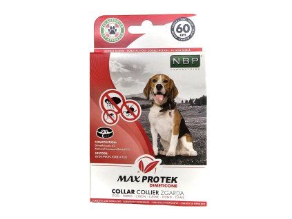 Max Protek repelentní fluorescenční obojek, pes 60 cm