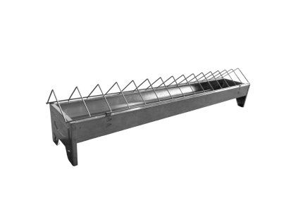 Kovové krmítko pro slepice ECO 75 cm
