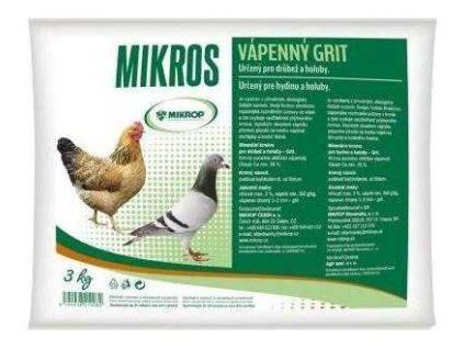 Mikros vápenný grit 3 kg