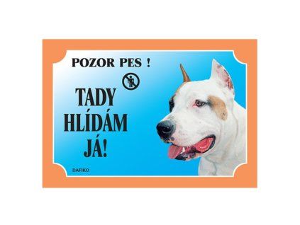 Cedulka Dafiko STAFORDŠÍRSKÝ TERIÉR
