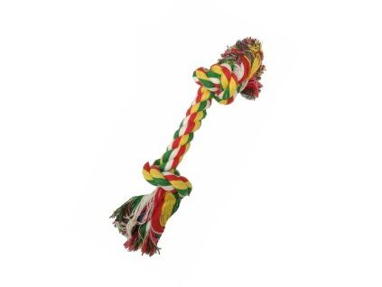 Lano bavlna 2 uzly 38 cm