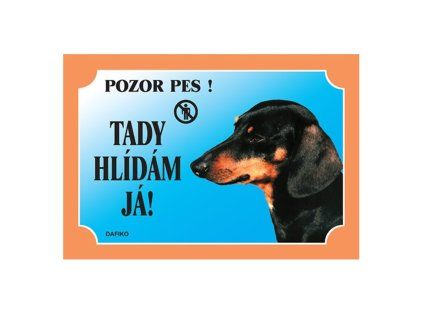 Cedulka Dafiko JEZEVČÍK hladkosrstý tmavý