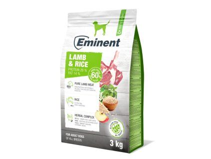 Eminent Dog Lamb & Rice 3 kg