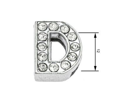 Navlékací písmenka D 12 mm