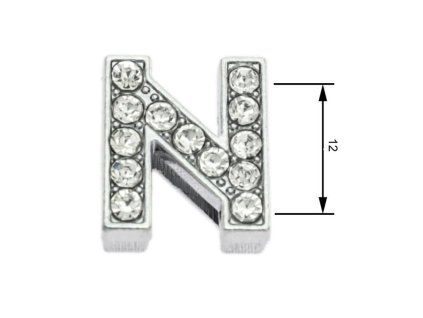Navlékací písmenka N 12 mm