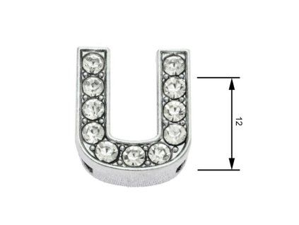 Navlékací písmenka U 12 mm