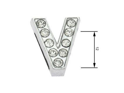 Navlékací písmenka V 12 mm