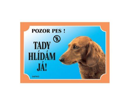Cedulka Dafiko JEZEVČÍK dlouhosrstý
