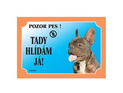 Cedulka Dafiko FRANCOUZSKÝ BULDOČEK