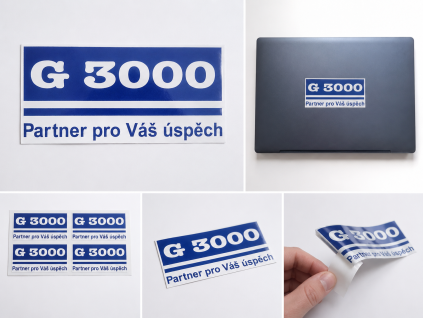 Samolepka G 3000 – Partner pro Váš úspěch