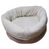 Koš Cosy Soft růžový + smetanový 60×39cm