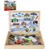 Tabule magnetická Chuggington set s magnety a křídami 2v1