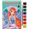 AKIM Omalovánky set s barvami a štětcem WinX Club