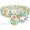 INTEX Nafukovací set bazén 132x28cm s míčem a plavacím kolem ananas do vody