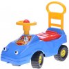 MAD Baby odrážedlo auto modré s klaksonem 54cm odstrkovadlo s očima