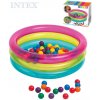 INTEX Baby bazén kulatý 86x25cm set se soft míčky 6,5cm 50ks 48674