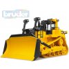 BRUDER 02452 Buldozer stavební stroj Caterpillar žlutý model 1:16