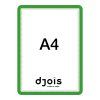133616 4 tarifold magneticky samolepici ramecek a4 barva stribrna