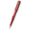 199720 plnici pero lamy safari shiny red hrot ef