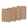 254573 vanocni sacek kraft 6 mix motivu 26 x 36 x 12 cm