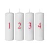 249389 1 valec advent 4ks 40x120 mm darek s cisly potisk bila svicka