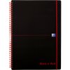 257920 oxford zapisnik black n red movebook 70 listu linkovany cerna velikost a4