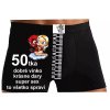 Boxerky - 50tka dobré vínko (size M, color černá)