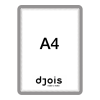 133616 tarifold magneticky samolepici ramecek a4 barva stribrna