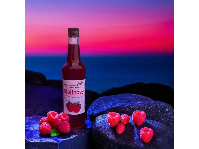 Sirup Malinový (bez peciček) 500 ml Od Macháčků