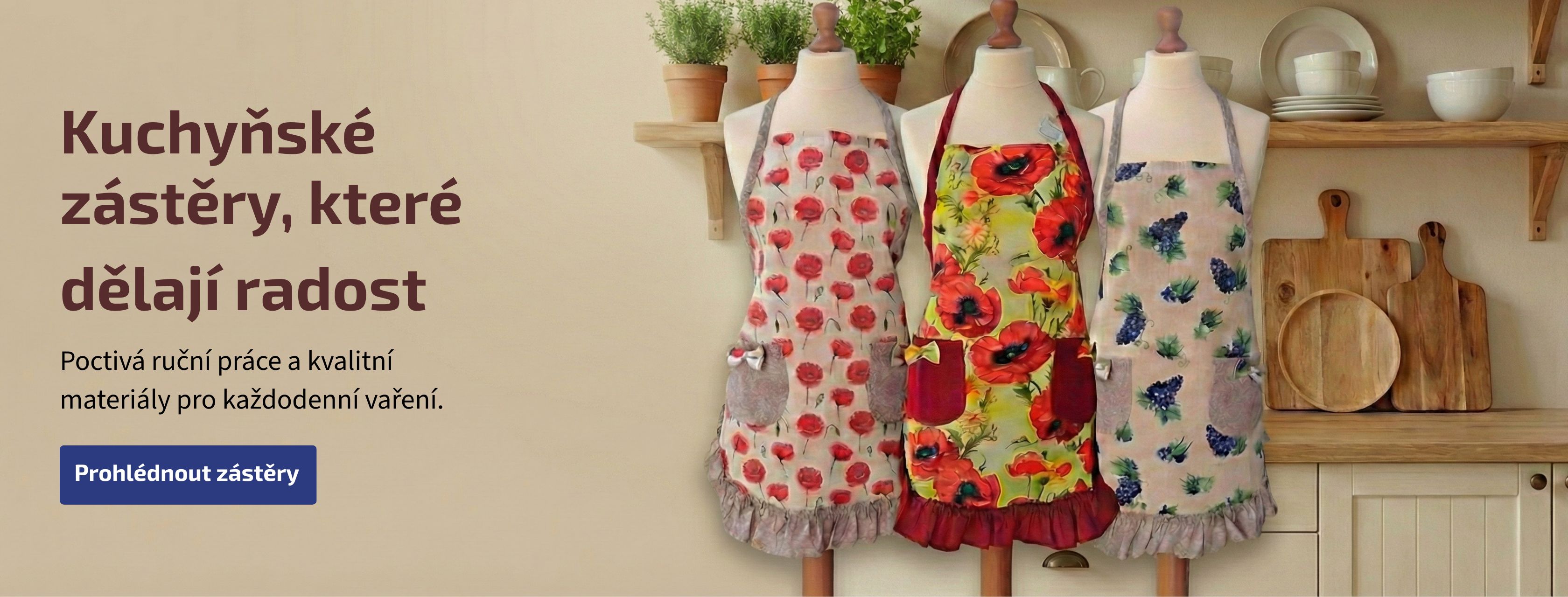 Kuchyňské zástěry