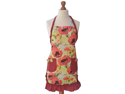 damska kuchynska zastera vlci maky