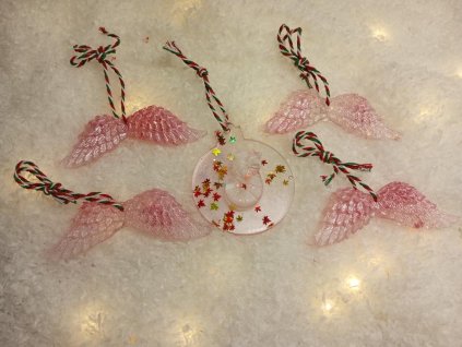 Sada vánočních ozdob 5 ks