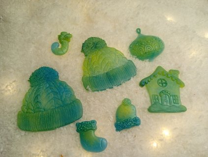 Sada vánočních ozdob 7 ks