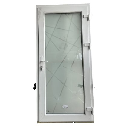 Vchodové plastové dveře WDS AD 76 STANDART 100x210 cm, pravé