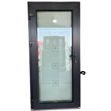 Vchodové plastové dveře WDS AD 76 STANDART 100x210 cm, levé