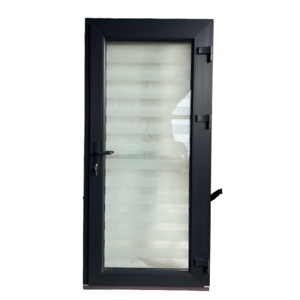 Vchodové plastové dveře WDS AD 76 STANDART 100x210 cm, pravé