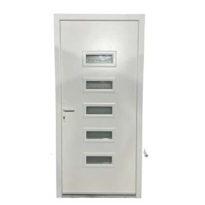 Vchodové kovo-plastové dveře LAMPRE 70mm, 100x210 cm, levé