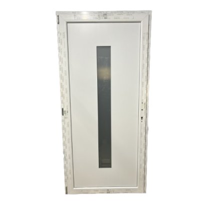 Vedlejší vchodové plastové dveře Olimpia (60mm), 98x198 cm, levé