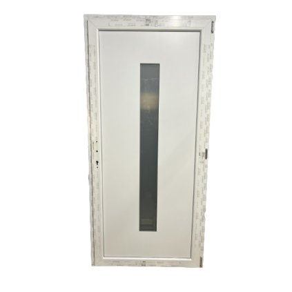 Vedlejší vchodové plastové dveře Olimpia (60mm), 98x198 cm, pravé