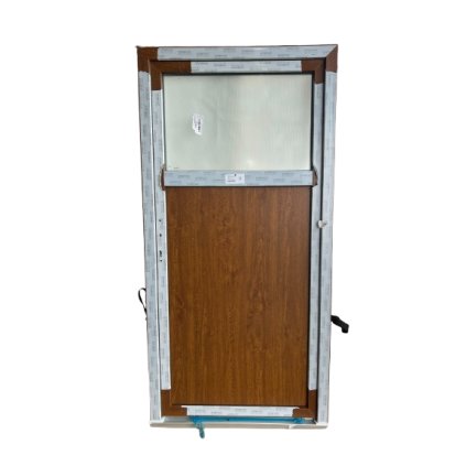 Vedlejší vchodové plastové dveře Olimpia (60mm), 98x198 cm, levé