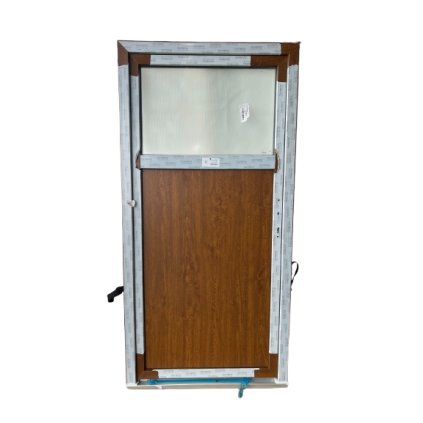 Vedlejší vchodové plastové dveře Olimpia (60mm), 98x198 cm, pravé