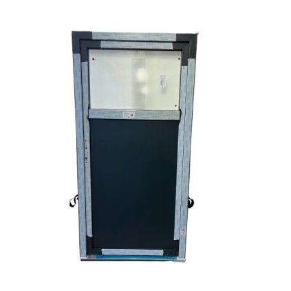 Vedlejší vchodové plastové dveře Olimpia (60mm), 98x198 cm, levé