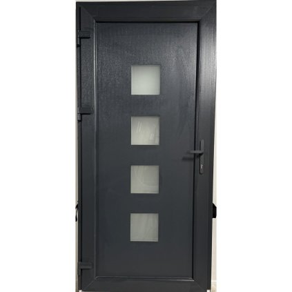 Vedlejší vchodové plastové dveře Proline dveře (70mm), 98x198 cm, levé