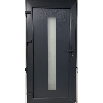 Vedlejší vchodové plastové dveře Proline dveře (70mm), 100x210 cm, levé