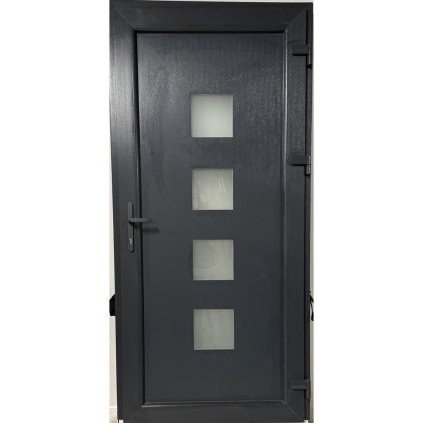 Vedlejší vchodové plastové dveře Proline dveře (70mm), 98x198 cm, pravé