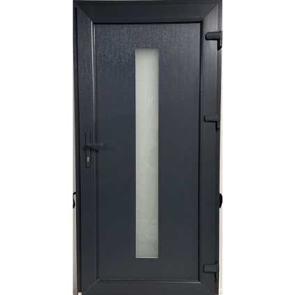 Vedlejší vchodové plastové dveře Proline dveře (70mm), 98x198 cm, pravé