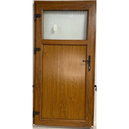 Vedlejší vchodové plastové dveře Proline dveře (70mm), 88x198 cm, levé