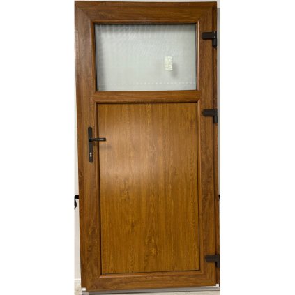Vedlejší vchodové plastové dveře Proline dveře (70mm), 88x198 cm, pravé