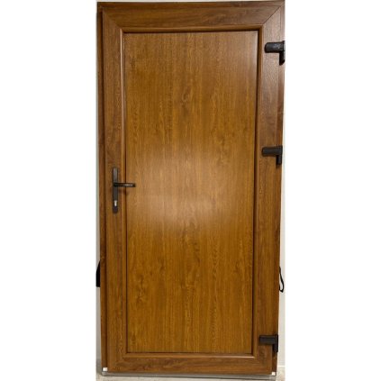 Vedlejší vchodové plastové dveře Proline dveře (70mm), 88x198 cm, pravé